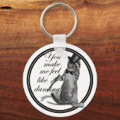 Du bringst mir das Gefühl zu tanzen! Stechend Tanz Schlüsselanhänger (Vorderseite)