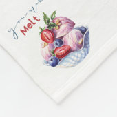 du bringst mir Eiscreme Fleecedecke (Ecke)