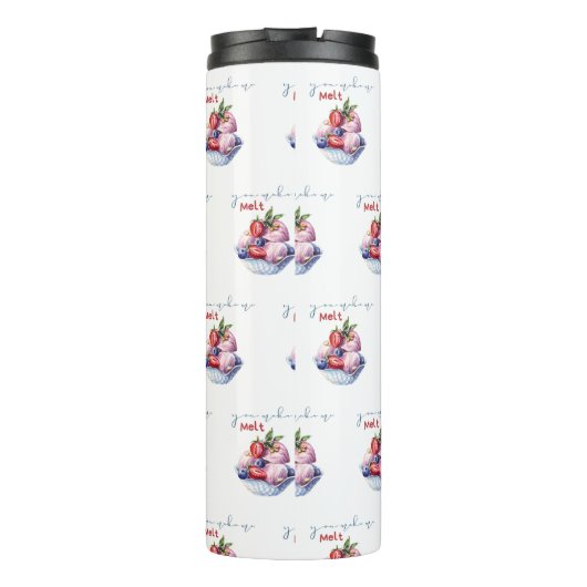 du bringst mir Eiscreme Thermosbecher (Rückseite)