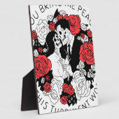 Du bringst mir Frieden in dieser turbulenten Welt Fotoplatte (Seite)