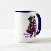 "Du Bro!" Ein HipHop Lifestyle - Bärenstil Tasse (VorderseiteRechts)