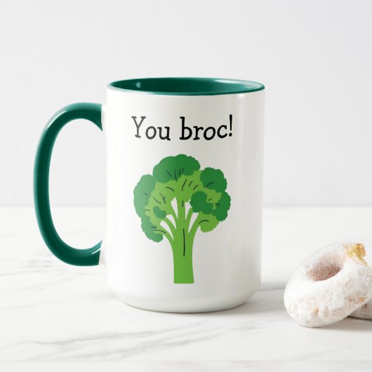 Du Broc! Broccoli Tasse (Mit Donut)