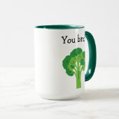 Du Broc! Broccoli Tasse (VorderseiteRechts)