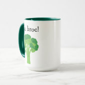 Du Broc! Broccoli Tasse (Vorderseite Links)