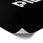 Du Bunna Stück von mir Funny Bun Pun Dark BG Poster (Ecke)