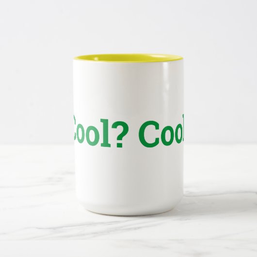 Du Cool. 15oz Tasse mit zwei Tonarten (Mittel)