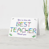 Du Dankeskarte (Vorderseite)