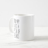 Du darfst eine Tasche voll Richards essen  Kaffeetasse (Vorderseite Links)