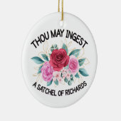 Du darfst einen Satchel von Richard nehmen Keramik Ornament (Rechts)