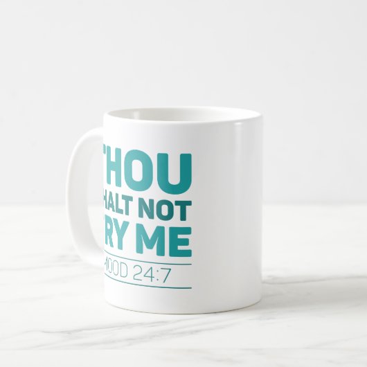 Du darfst es mir nicht versuchen kaffeetasse (Vorderseite Links)