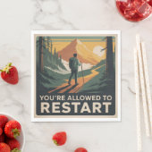 Du darfst neu starten serviette (Beispiel)