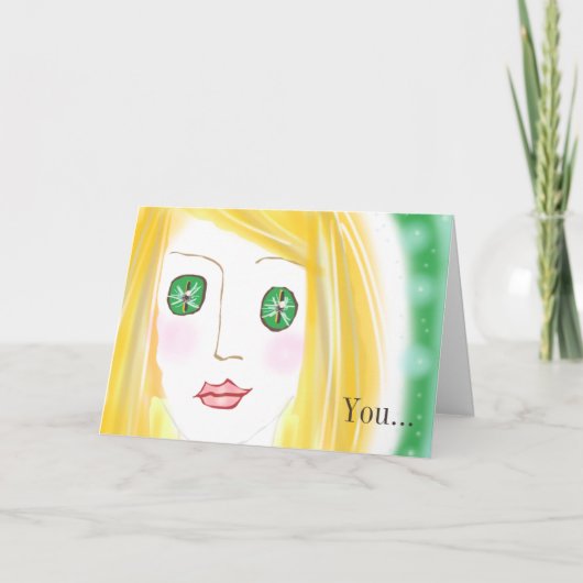 Du Dazzle Me-Karte Karte (Vorderseite)