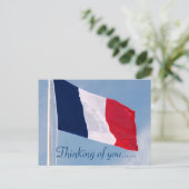 DU DENKST AN FRANKREICH POSTKARTE (Stehend Vorderseite)