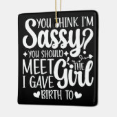 Du denkst, ich bin ganz sicher, du solltest lustig keramikornament (Links)