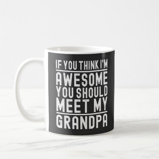 Du denkst, ich bin Phantastisch, dass du meinen Gr Kaffeetasse (Links)