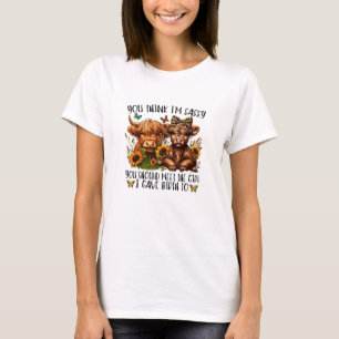 Du denkst, ich bin schüchtern, dass du das Mädchen T-Shirt
