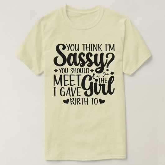 Du denkst, ich bin schüchtern, dass du die lustige T-Shirt (Design vorne)