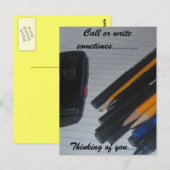 DU DENKST POSTKARTE (Vorne/Hinten)