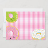Du DONUT wollen dieses Party Mädchen Einladung ver (Rückseite)