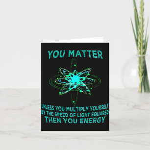 Du Du Energie Lustiger Physiker Physikliebhaber  Karte