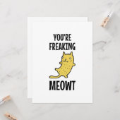 Du erfrischst Meowt Karte (Vorderseite/Rückseite Beispiel)