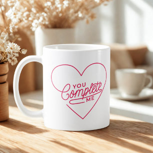 Du ergänzt mich Foto Kaffeetasse