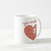 Du ergänzt mich kaffeetasse (VorderseiteRechts)