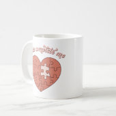 Du ergänzt mich kaffeetasse (Vorderseite Links)