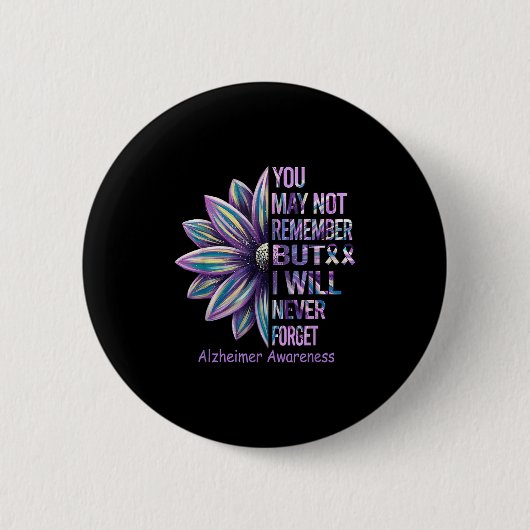 Du erinnerst dich vielleicht nicht, aber ich werde button (Vorderseite)