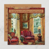 Du erleuchtest meine Welt Mitteilungskarte (Vorne/Hinten)