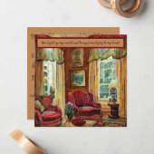 Du erleuchtest meine Welt Mitteilungskarte (Vorderseite/Rückseite Beispiel)