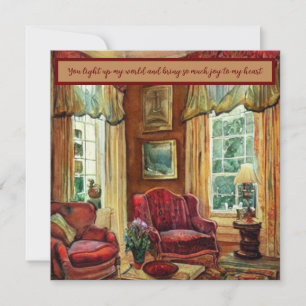 Du erleuchtest meine Welt Mitteilungskarte