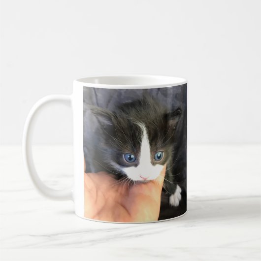 Du erstaunst mich! Katzen-Kaffeetasse Kaffeetasse (Links)