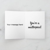 Du färbst meine Valentintagskarte Karte (Innenseite)