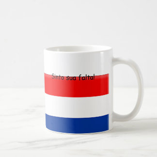 Du fehlst mir Holland Brasilien Kaffeetasse