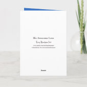 "Du fehlst mir" Karte (Rückseite)