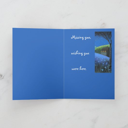 "Du fehlst mir" Karte (Innenseite)