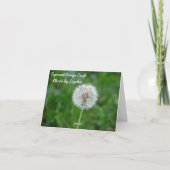 Du fehlst mir Karte - einsame Katze (Rückseite)