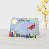 Du fehlst mir (Schmetterling) Karte #2 (Gelbe Blume)