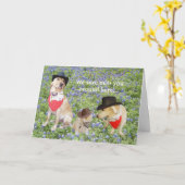 Du fehlst uns karte (Gelbe Blume)