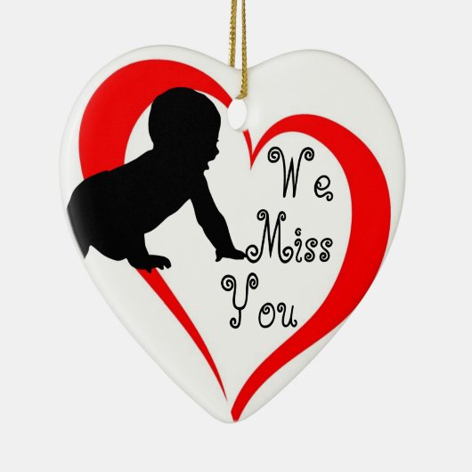 Du fehlst uns: keramik ornament (Rechts)