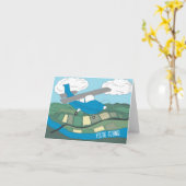 Du fliegst! karte (Gelbe Blume)