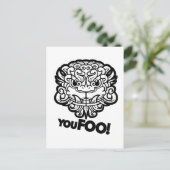 Du Foo! Postkarte (Stehend Vorderseite)