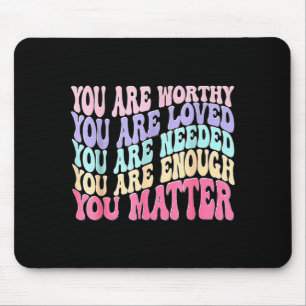 Du Freundlichkeit Sei Freundlich Psychische Gesund Mousepad