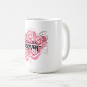 Du fühlst dich wie für immer" kaffeetasse (VorderseiteRechts)
