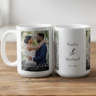 Du füllst meine Tasse Foto-Jubiläum Valentinstag