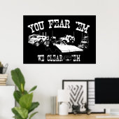 Du fürchtest dich... Wir löschen "Em Poster (Heimbüro)