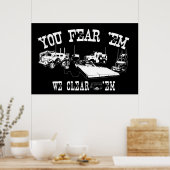 Du fürchtest dich... Wir löschen "Em Poster (Küche)