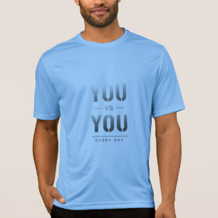 Du gegen Dich jeden Tag Fitness-Motivation Diszi T-Shirt