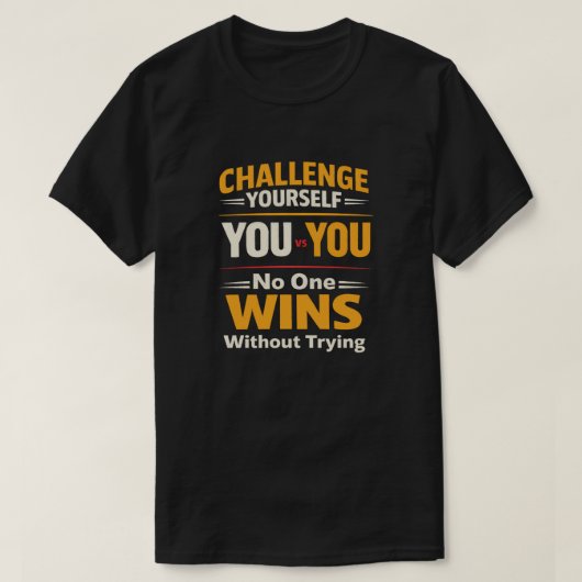 Du gegen Du 1h T-Shirt (Design vorne)